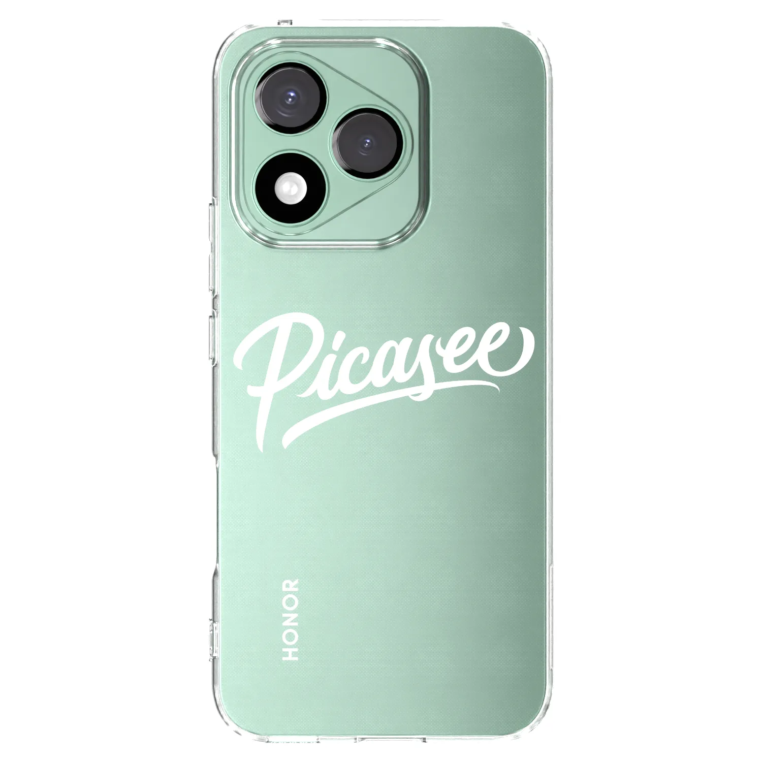 Picasee διαφανής θήκη σιλικόνης Honor 400 Lite 5G - Picasee - old logo - white