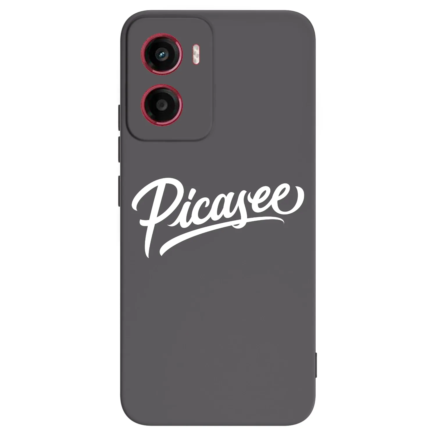 Picasee Μαύρη θήκη σιλικόνης για Motorola Moto G05 - Picasee - old logo - white