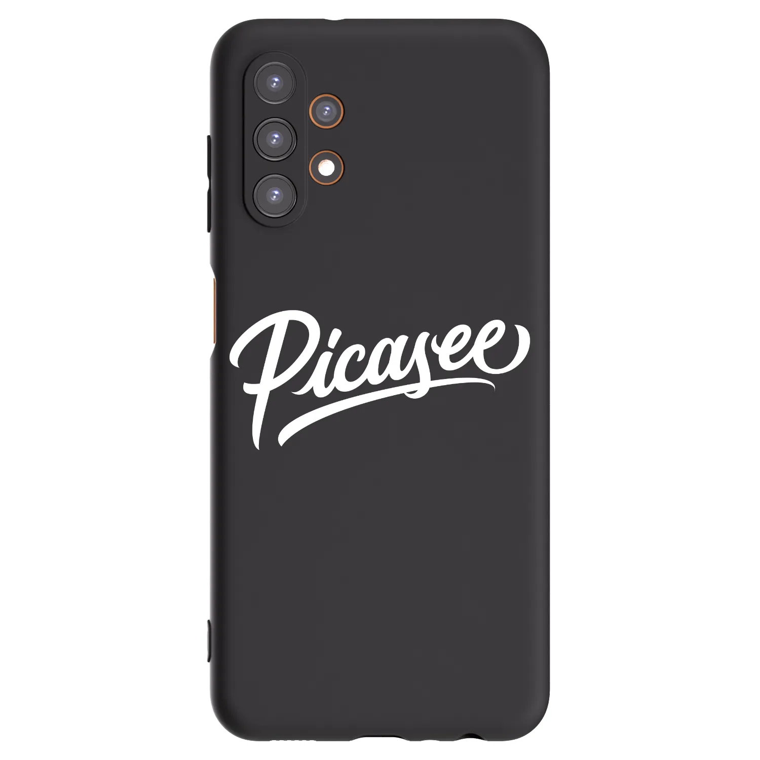 Picasee Μαύρη θήκη σιλικόνης για Samsung Galaxy A13 5G - Picasee - old logo - white