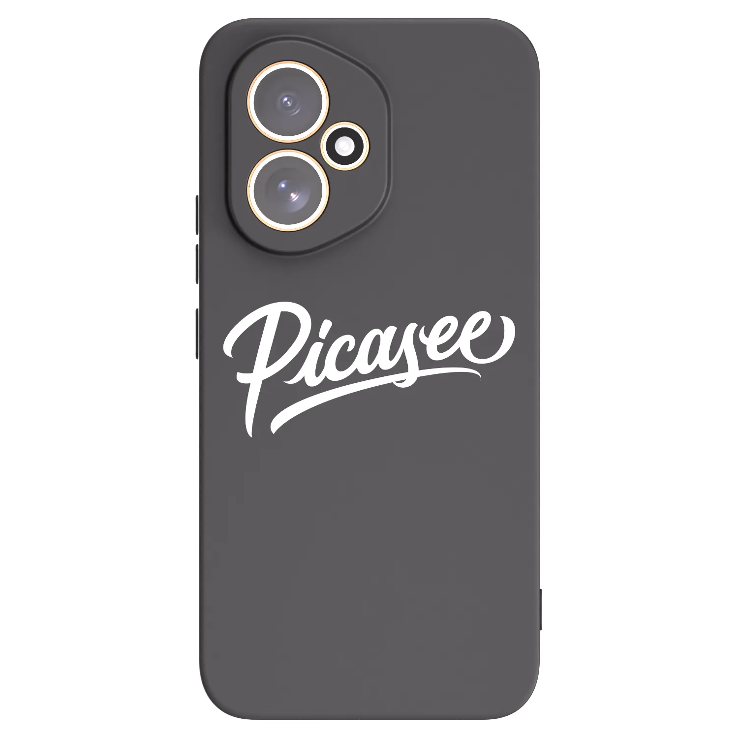 Picasee Μαύρη θήκη σιλικόνης για Honor 400 5G - Picasee - old logo - white