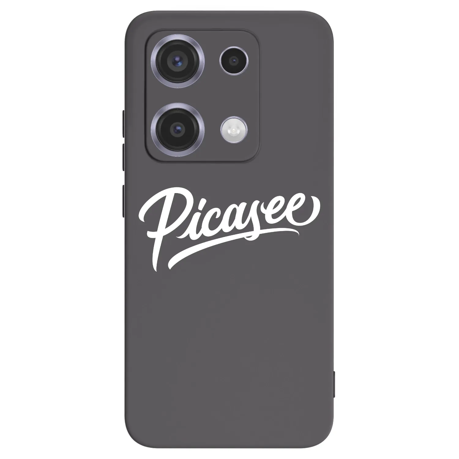 Picasee Μαύρη θήκη σιλικόνης για Xiaomi Redmi Note 14S - Picasee - old logo - white