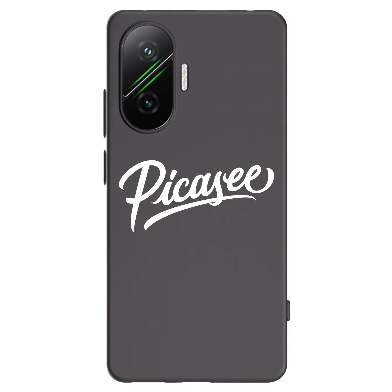 Picasee Μαύρη θήκη σιλικόνης για Xiaomi Poco F7 5G - Picasee - old logo - white