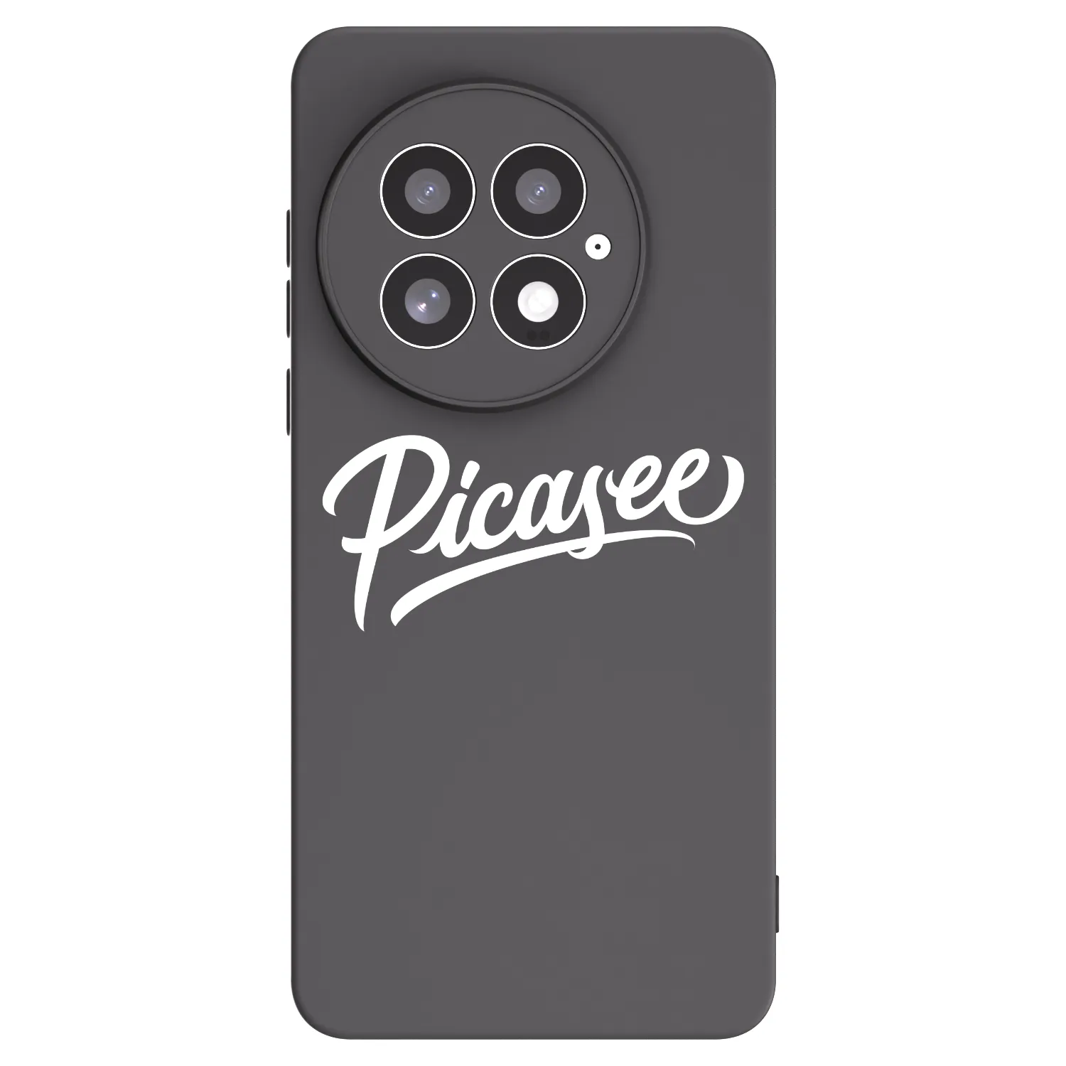 Picasee Μαύρη θήκη σιλικόνης για OnePlus 13 5G - Picasee - old logo - white