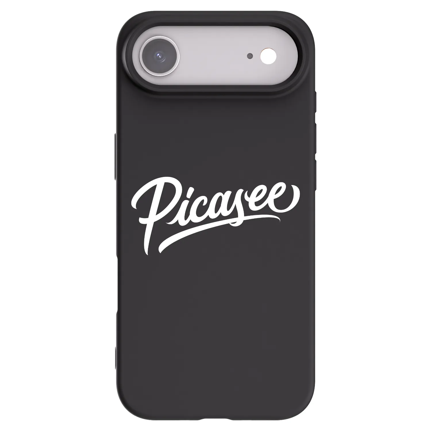 Picasee Μαύρη θήκη σιλικόνης για Apple iPhone Air - Picasee - old logo - white
