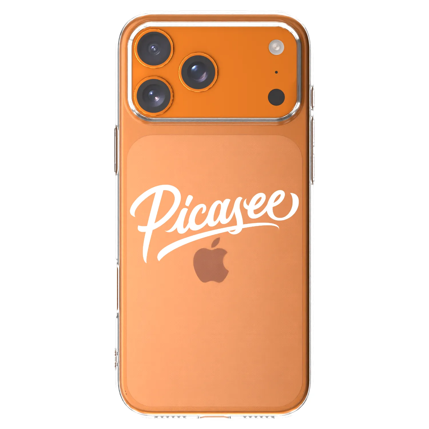 Picasee διαφανής θήκη σιλικόνης Apple iPhone 17 Pro Max - Picasee - old logo - white