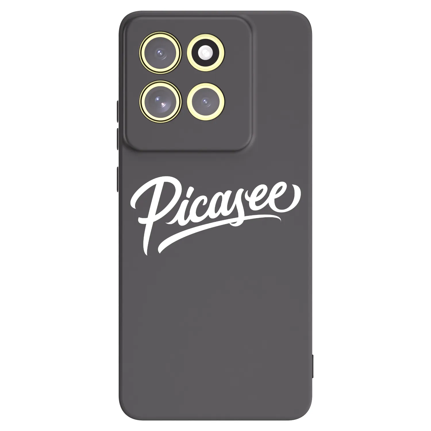 Picasee Μαύρη θήκη σιλικόνης για Motorola Moto G86 5G - Picasee - old logo - white