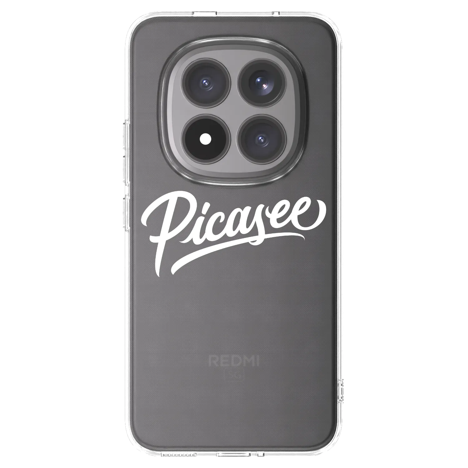Picasee διαφανής θήκη σιλικόνης Xiaomi Redmi Note 15 Pro+ - Picasee - old logo - white
