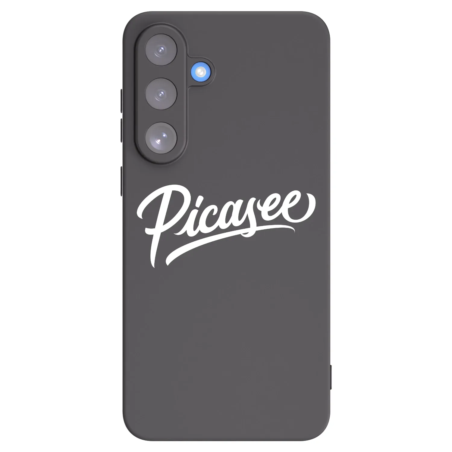 Picasee Μαύρη θήκη σιλικόνης για Samsung Galaxy S25 FE 5G - Picasee - old logo - white