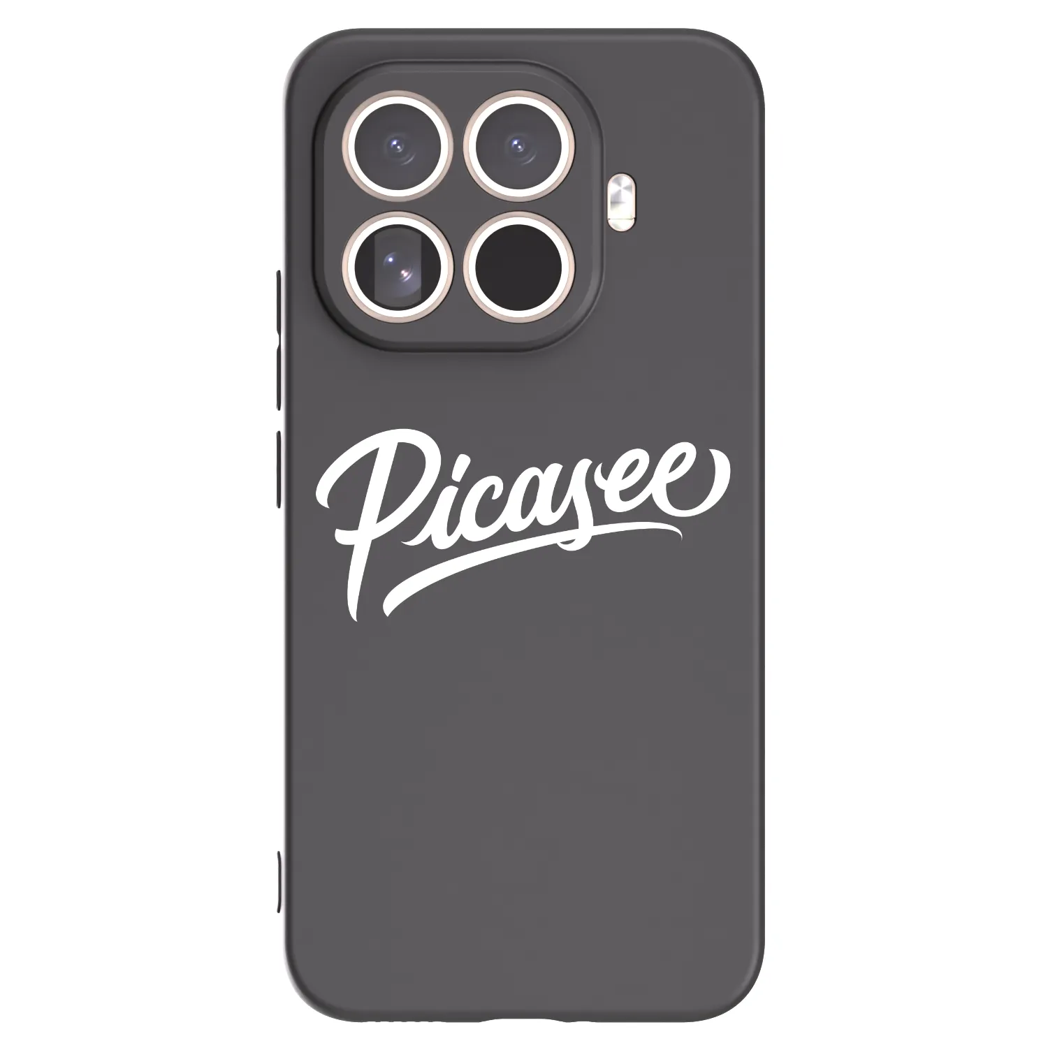 Picasee Μαύρη θήκη σιλικόνης για Xiaomi 15T Pro - Picasee - old logo - white