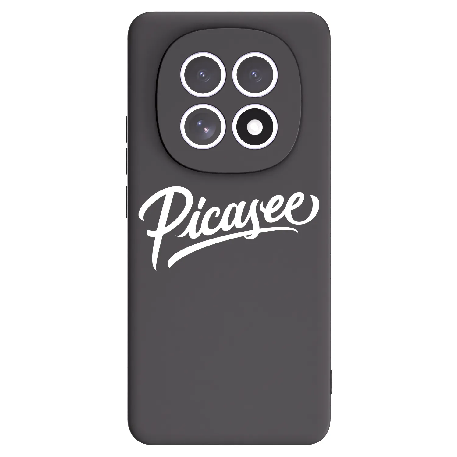 Picasee Μαύρη θήκη σιλικόνης για Xiaomi Redmi Note 15 - Picasee - old logo - white