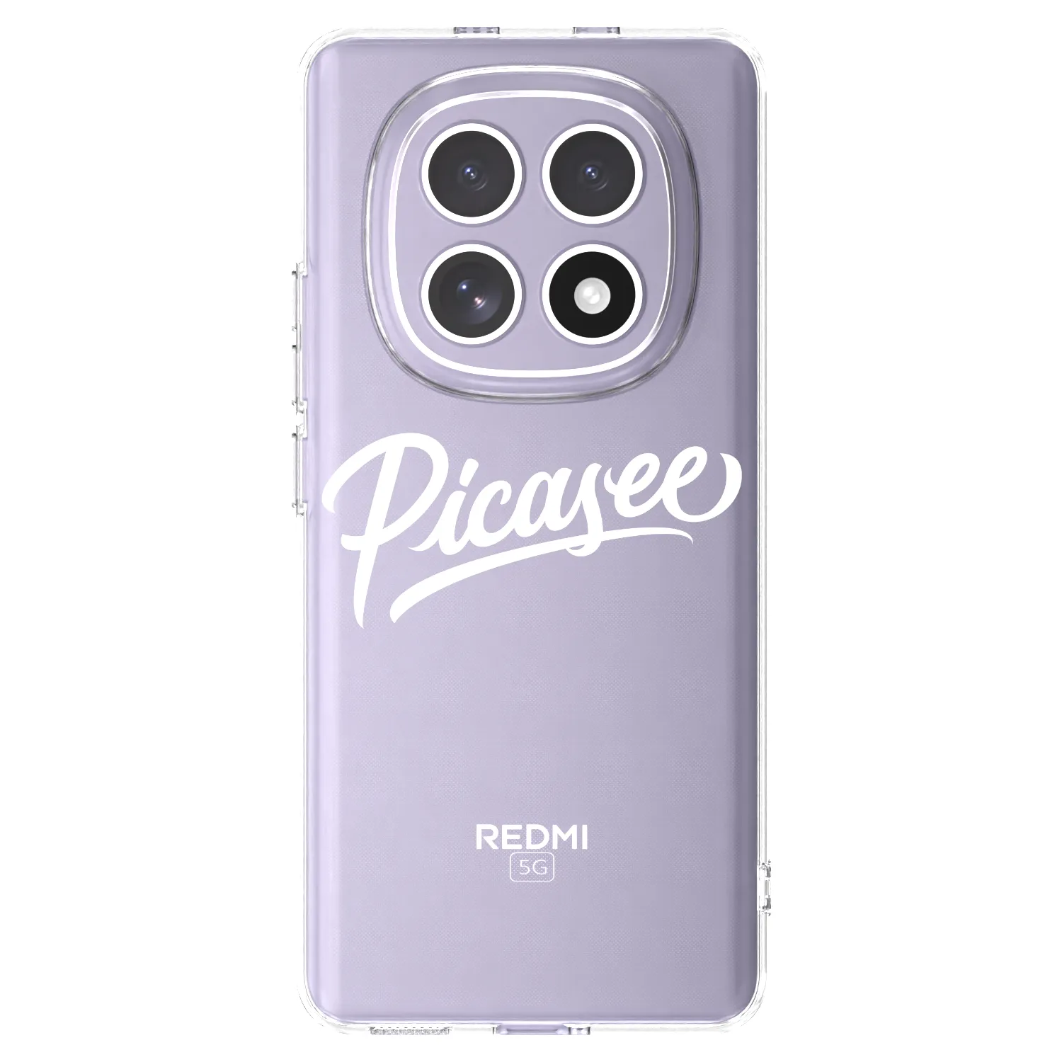 Picasee διαφανής θήκη σιλικόνης Xiaomi Redmi Note 15 - Picasee - old logo - white