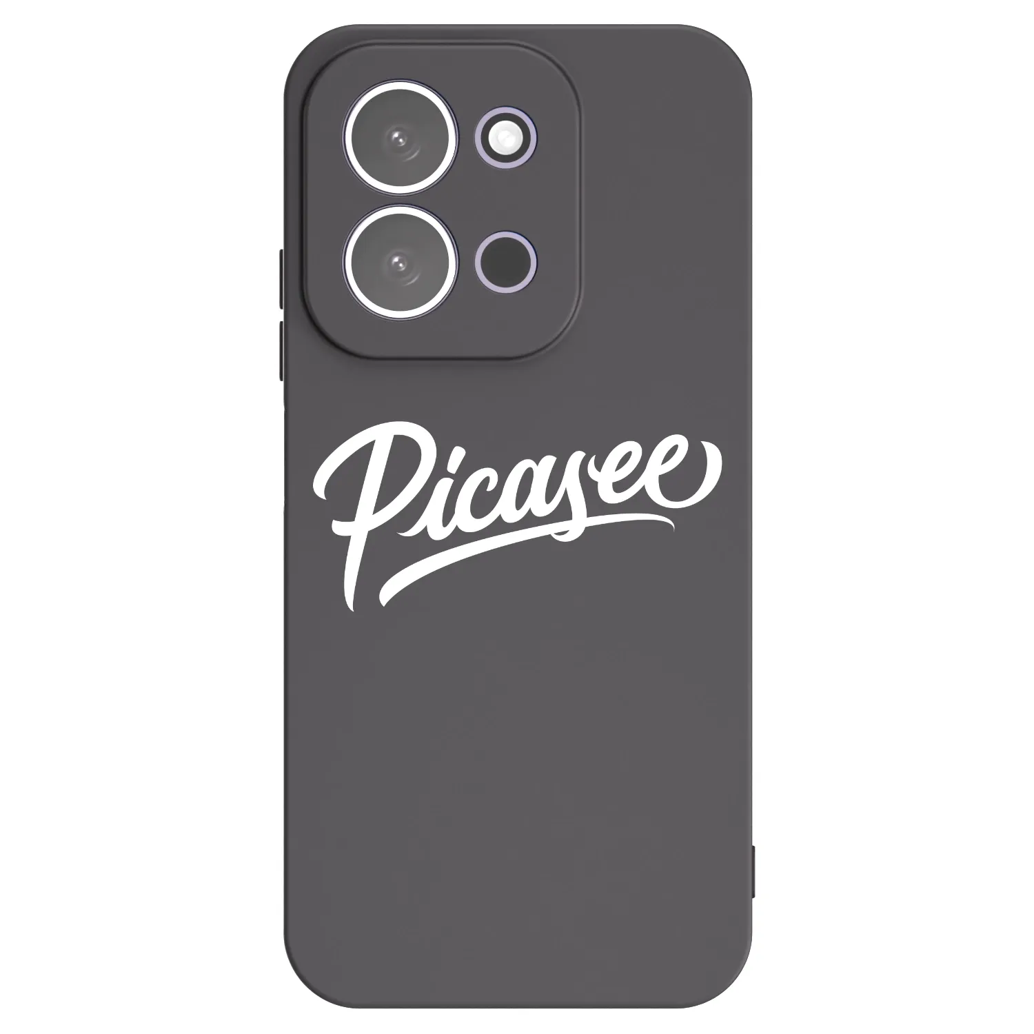 Picasee Μαύρη θήκη σιλικόνης για Xiaomi Redmi 15C 5G - Picasee - old logo - white