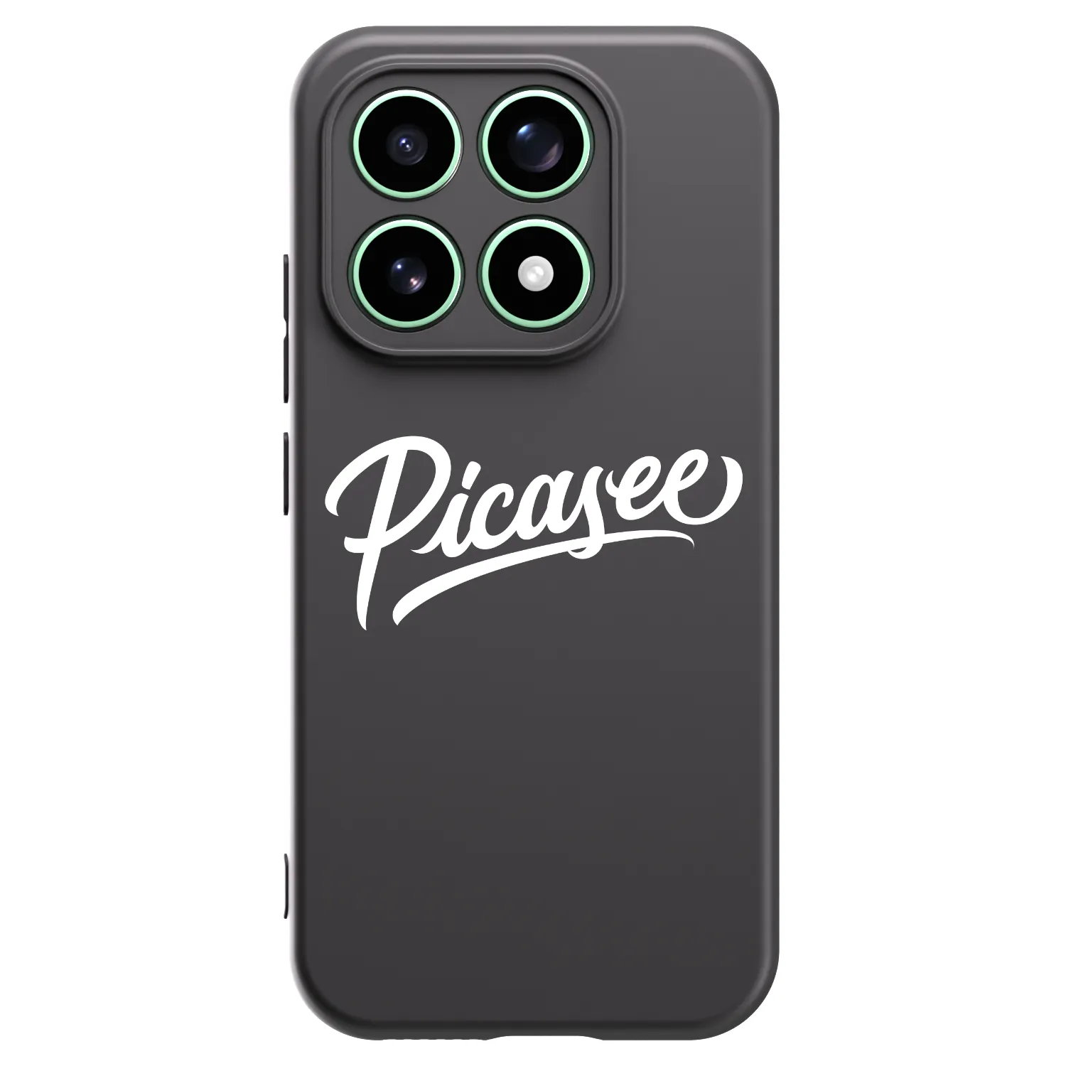 Picasee Μαύρη θήκη σιλικόνης για Xiaomi 17 - Picasee - old logo - white