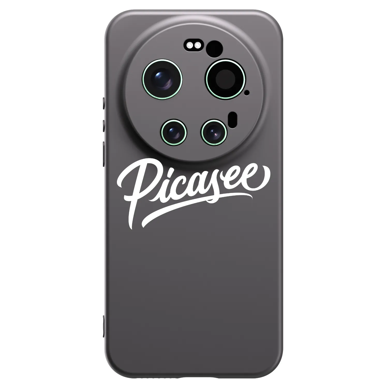 Picasee Μαύρη θήκη σιλικόνης για Xiaomi 17 Ultra - Picasee - old logo - white