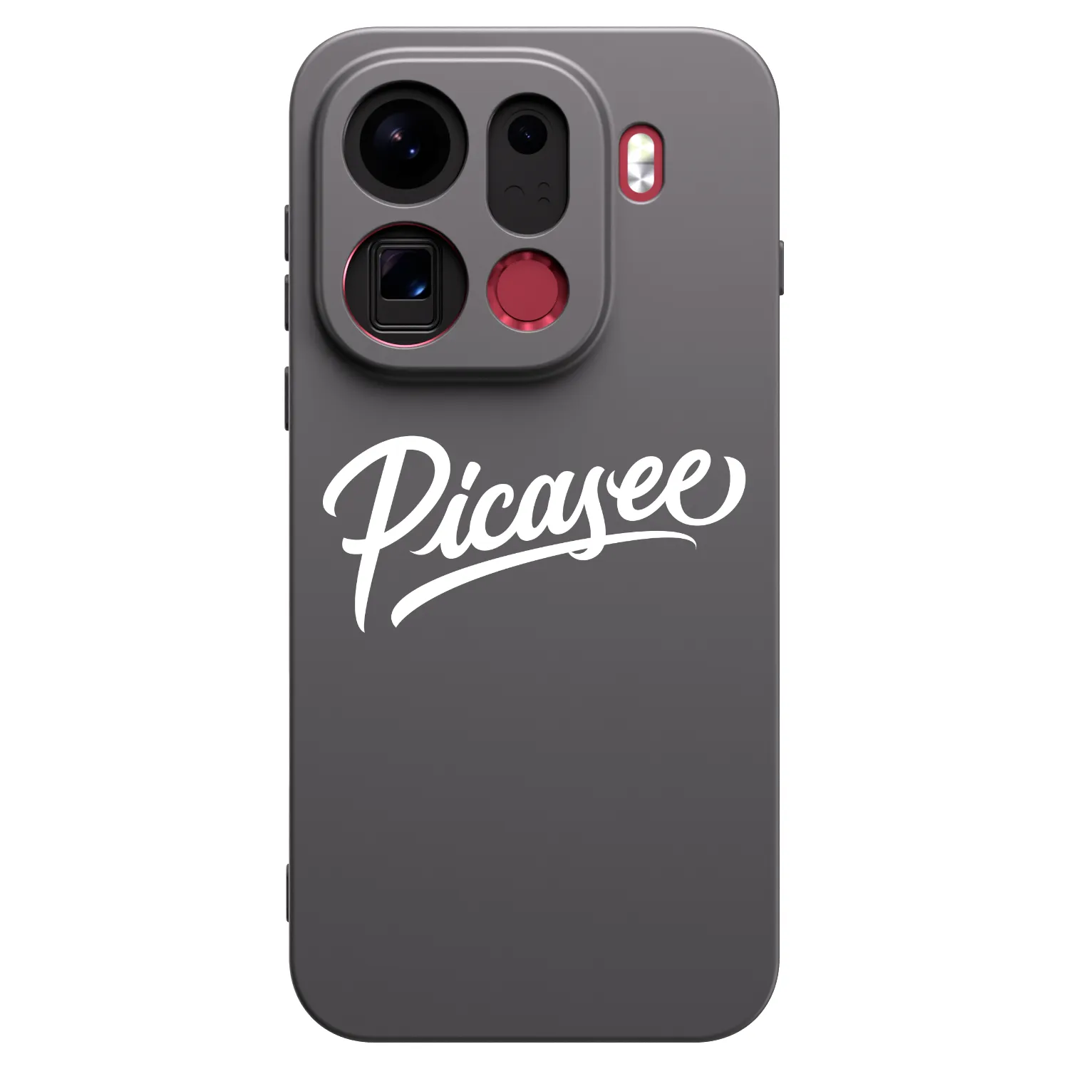 Picasee Μαύρη θήκη σιλικόνης για OPPO Find X9 Pro - Picasee - old logo - white