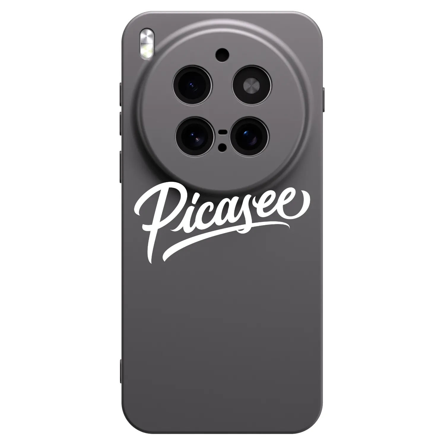 Picasee Μαύρη θήκη σιλικόνης για Vivo X300 Pro - Picasee - old logo - white