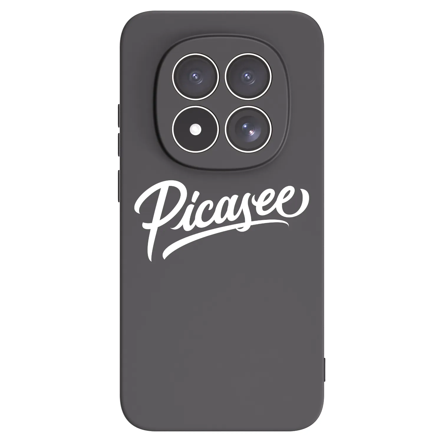 Picasee Μαύρη θήκη σιλικόνης για Xiaomi Redmi Note 15 Pro 5G - Picasee - old logo - white