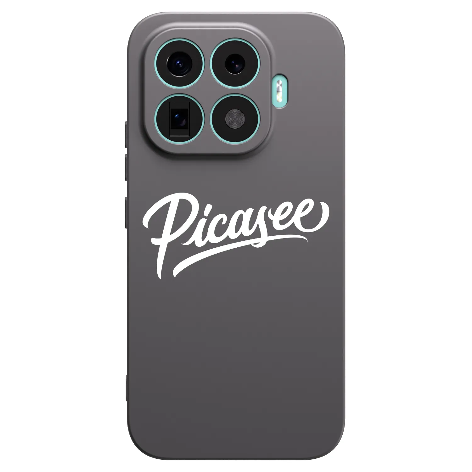 Picasee Μαύρη θήκη σιλικόνης για Xiaomi 17T - Picasee - old logo - white