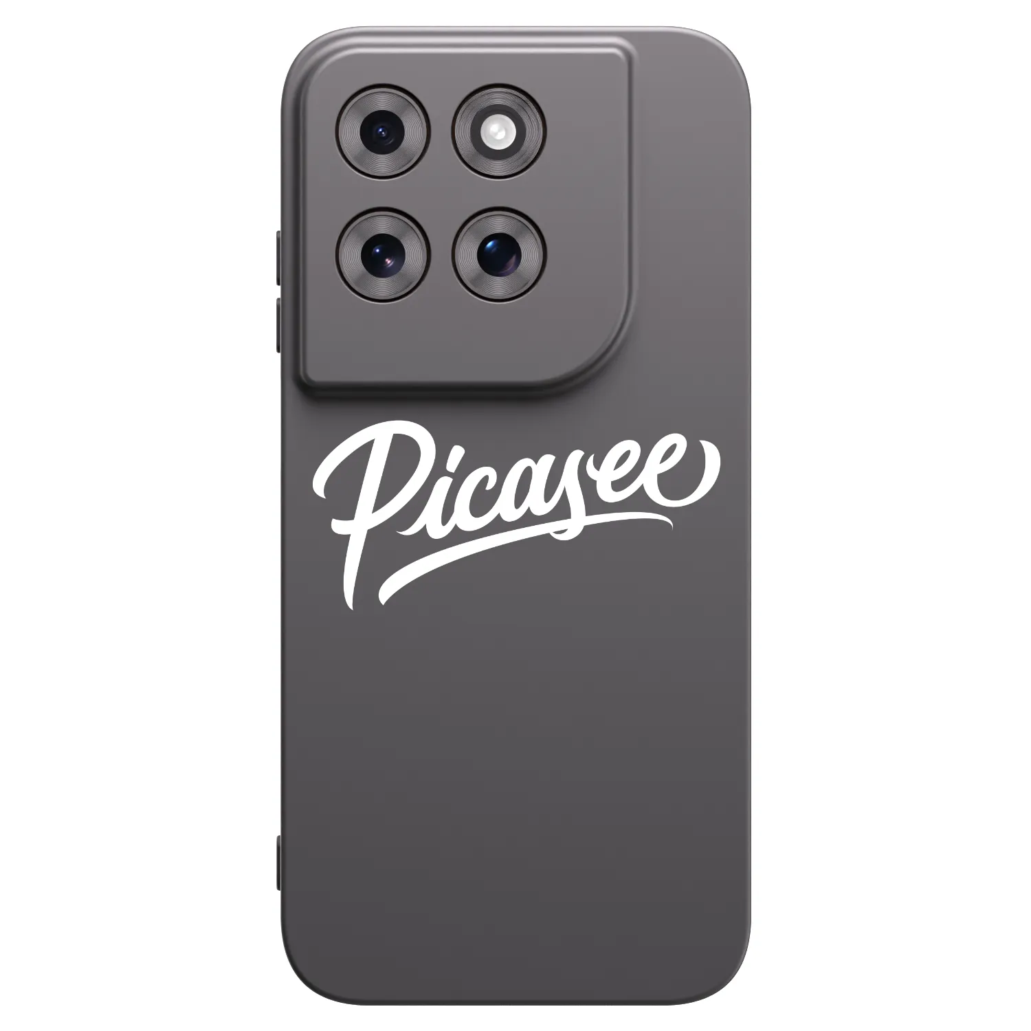 Picasee Μαύρη θήκη σιλικόνης για Motorola Moto G77 - Picasee - old logo - white