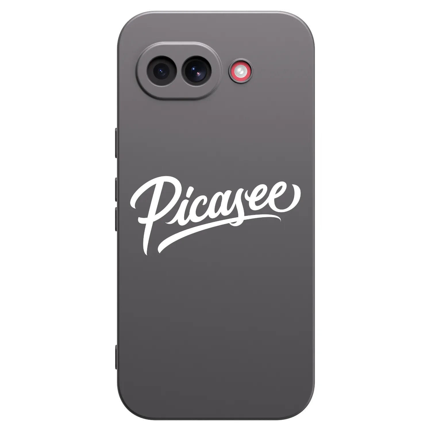 Picasee Μαύρη θήκη σιλικόνης για Google Pixel 10a - Picasee - old logo - white