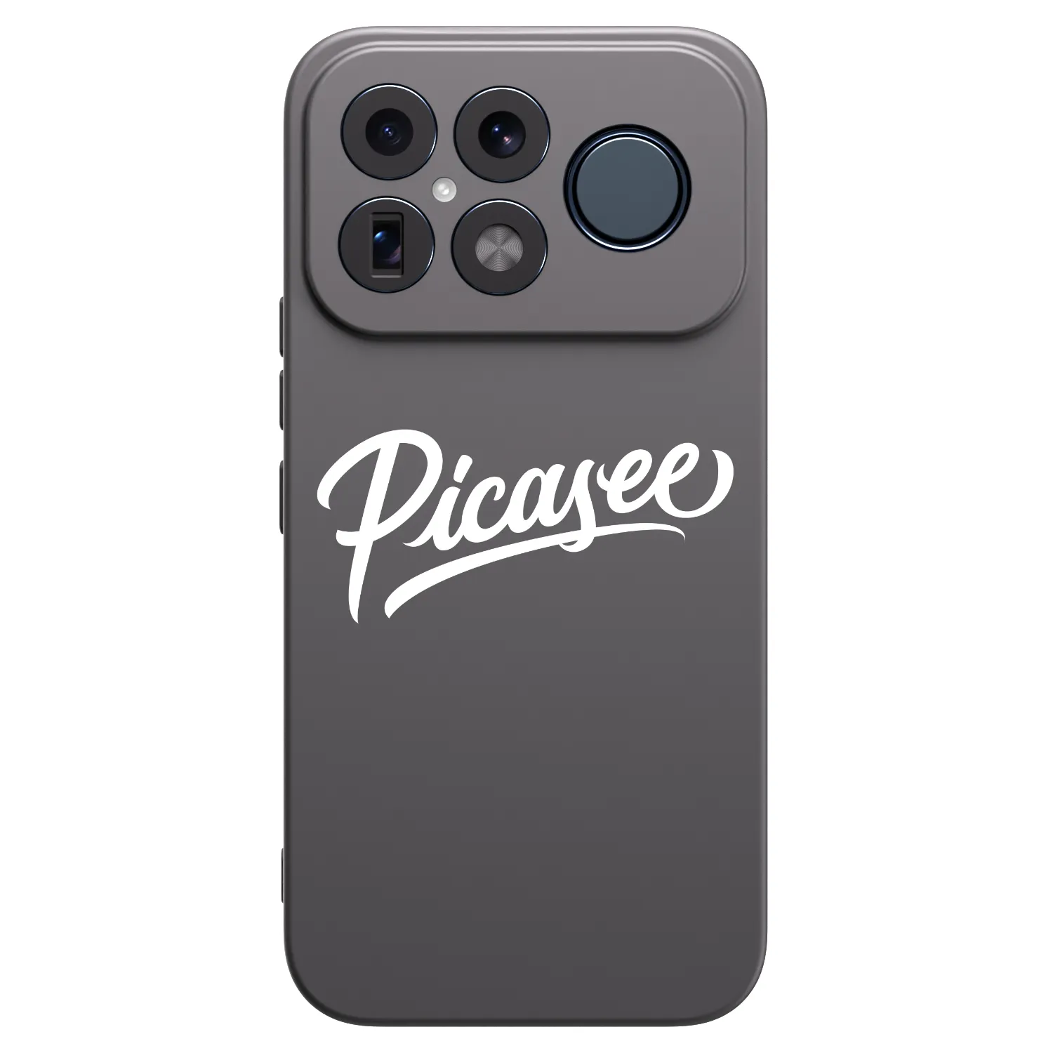Picasee Μαύρη θήκη σιλικόνης για Xiaomi Poco F8 Ultra - Picasee - old logo - white