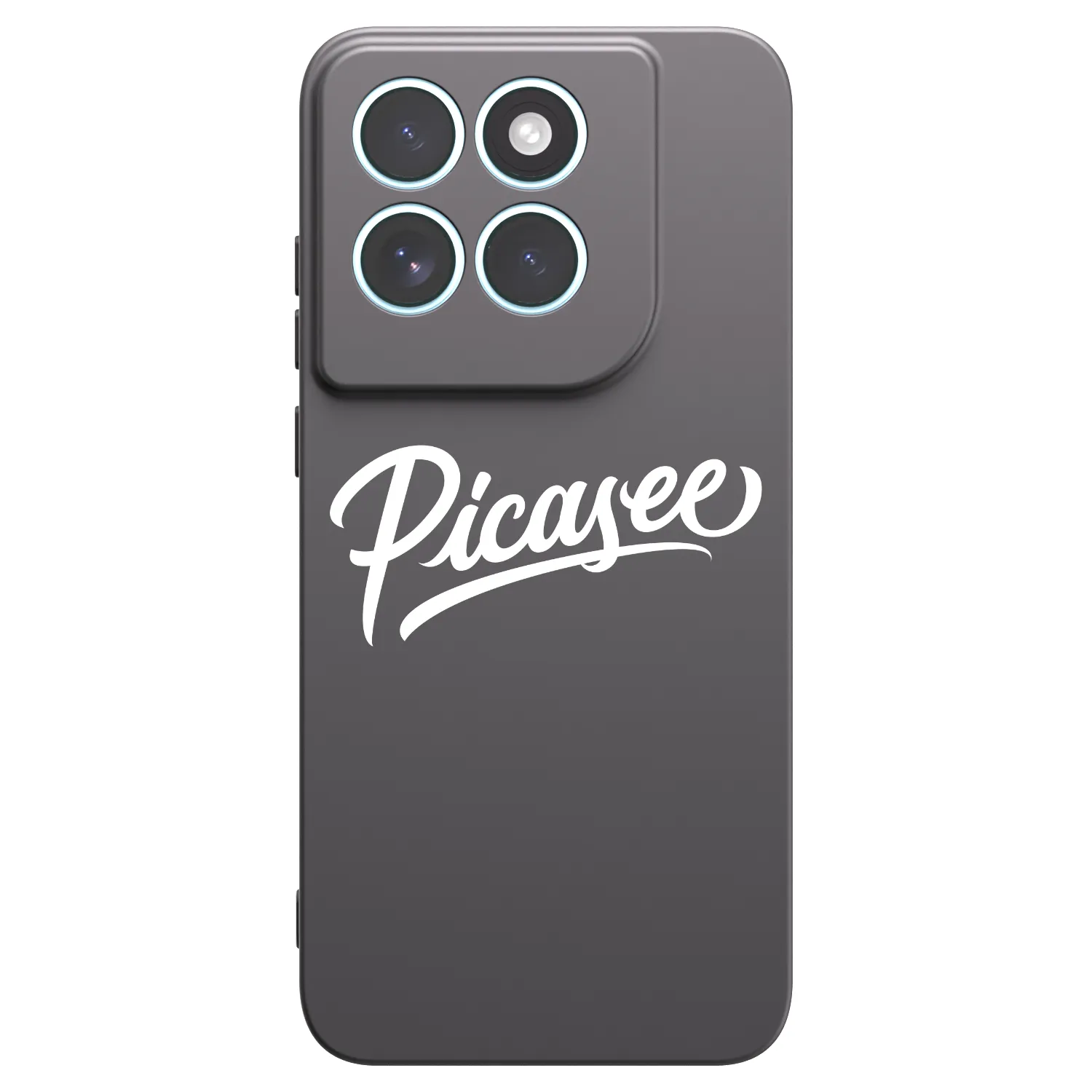 Picasee Μαύρη θήκη σιλικόνης για Motorola Edge 70 Fusion - Picasee - old logo - white
