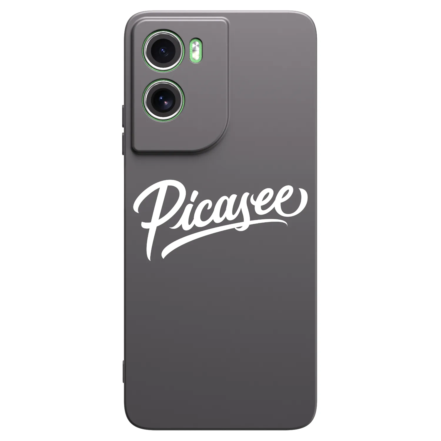 Picasee Μαύρη θήκη σιλικόνης για Motorola Moto G06 - Picasee - old logo - white