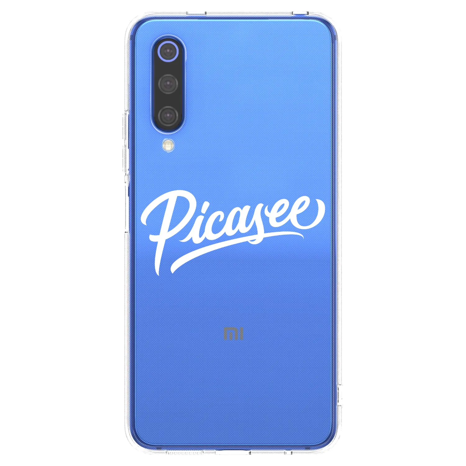 Picasee διαφανής θήκη σιλικόνης Xiaomi Mi 9 SE - Picasee - old logo - white