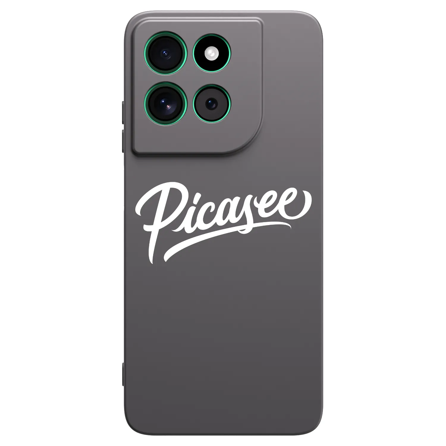 Picasee Μαύρη θήκη σιλικόνης για Motorola Moto G57 Power - Picasee - old logo - white
