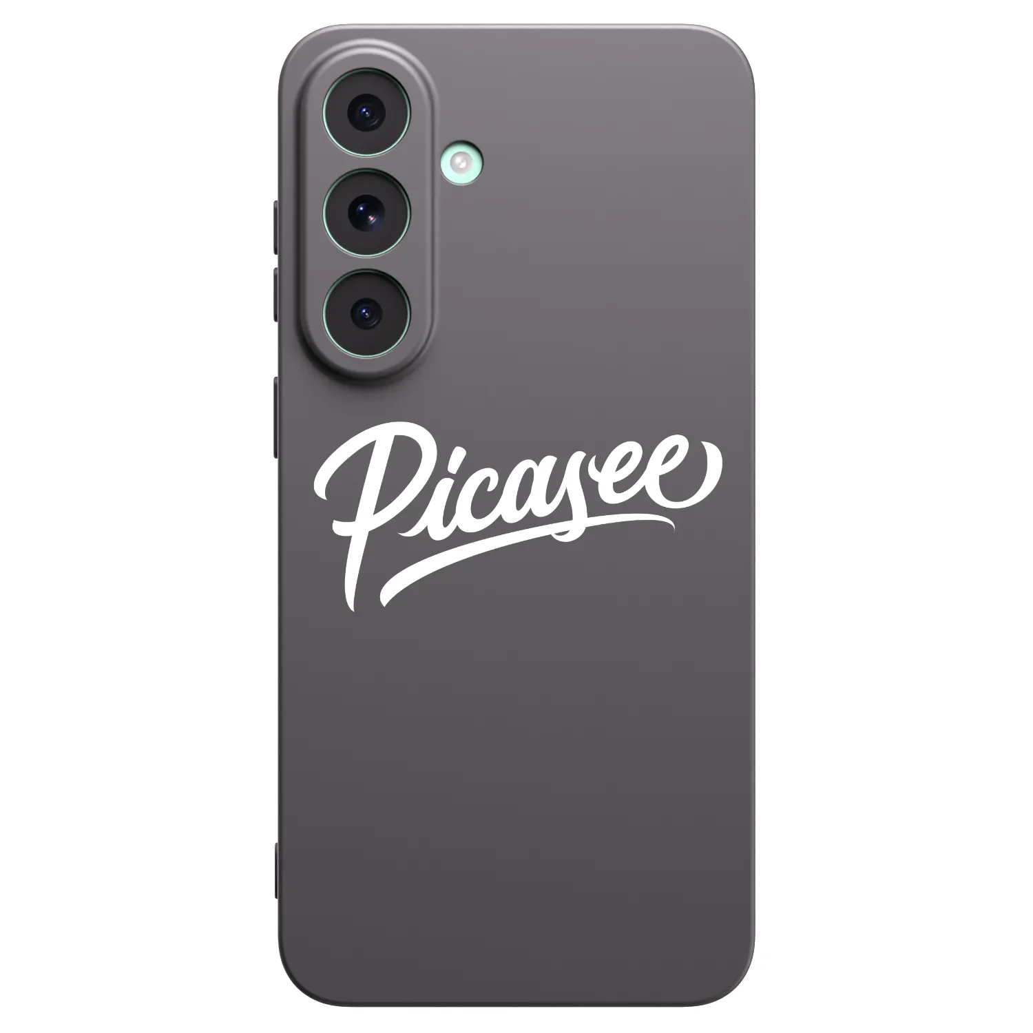 Picasee Μαύρη θήκη σιλικόνης για Samsung Galaxy S26 FE - Picasee - old logo - white