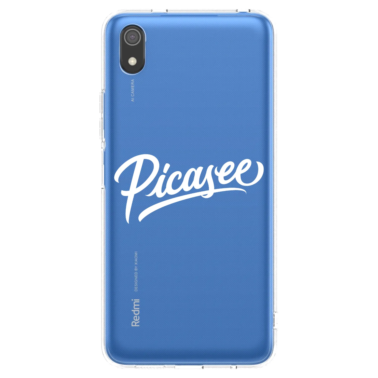 Picasee διαφανής θήκη σιλικόνης Xiaomi Redmi 7A - Picasee - old logo - white