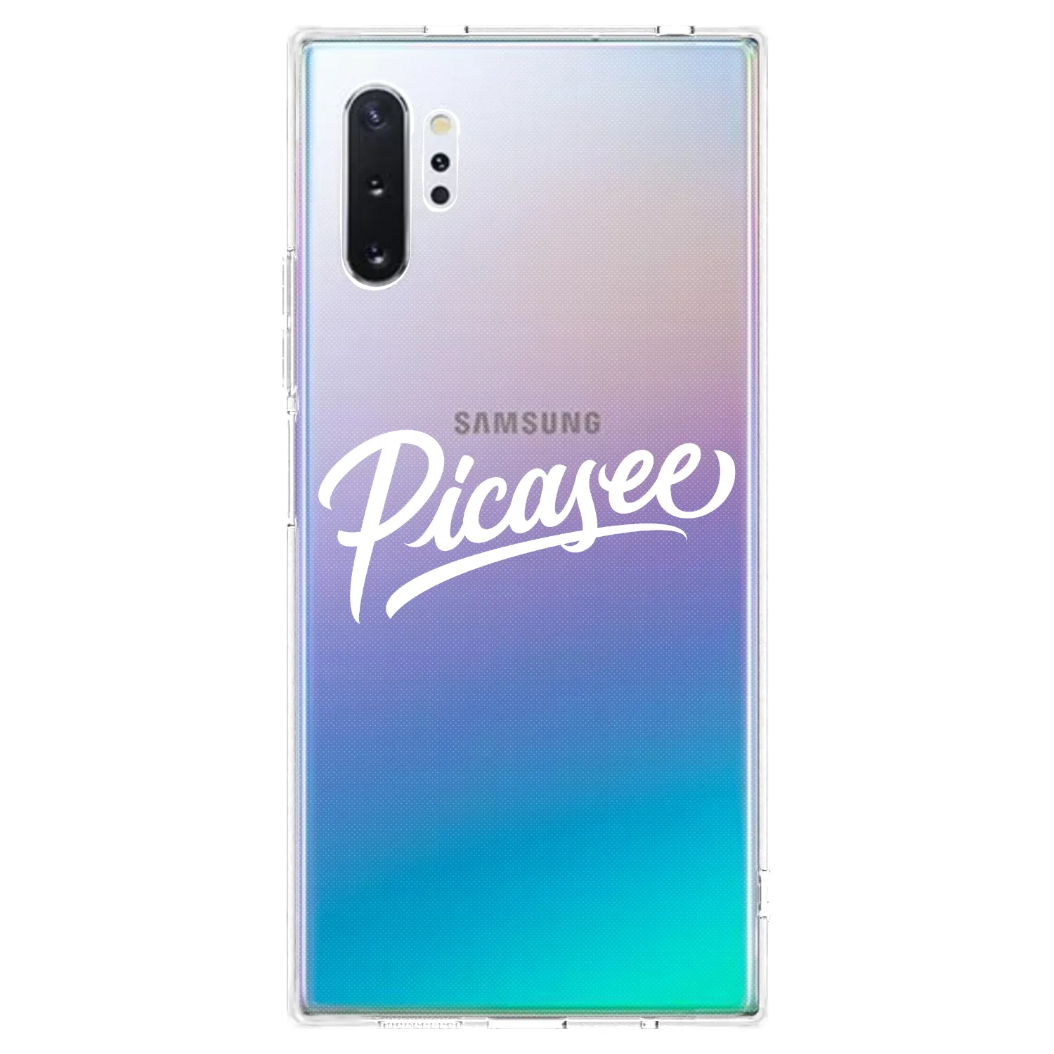 Picasee διαφανής θήκη σιλικόνης Samsung Galaxy Note 10+ N975F - Picasee - old logo - white