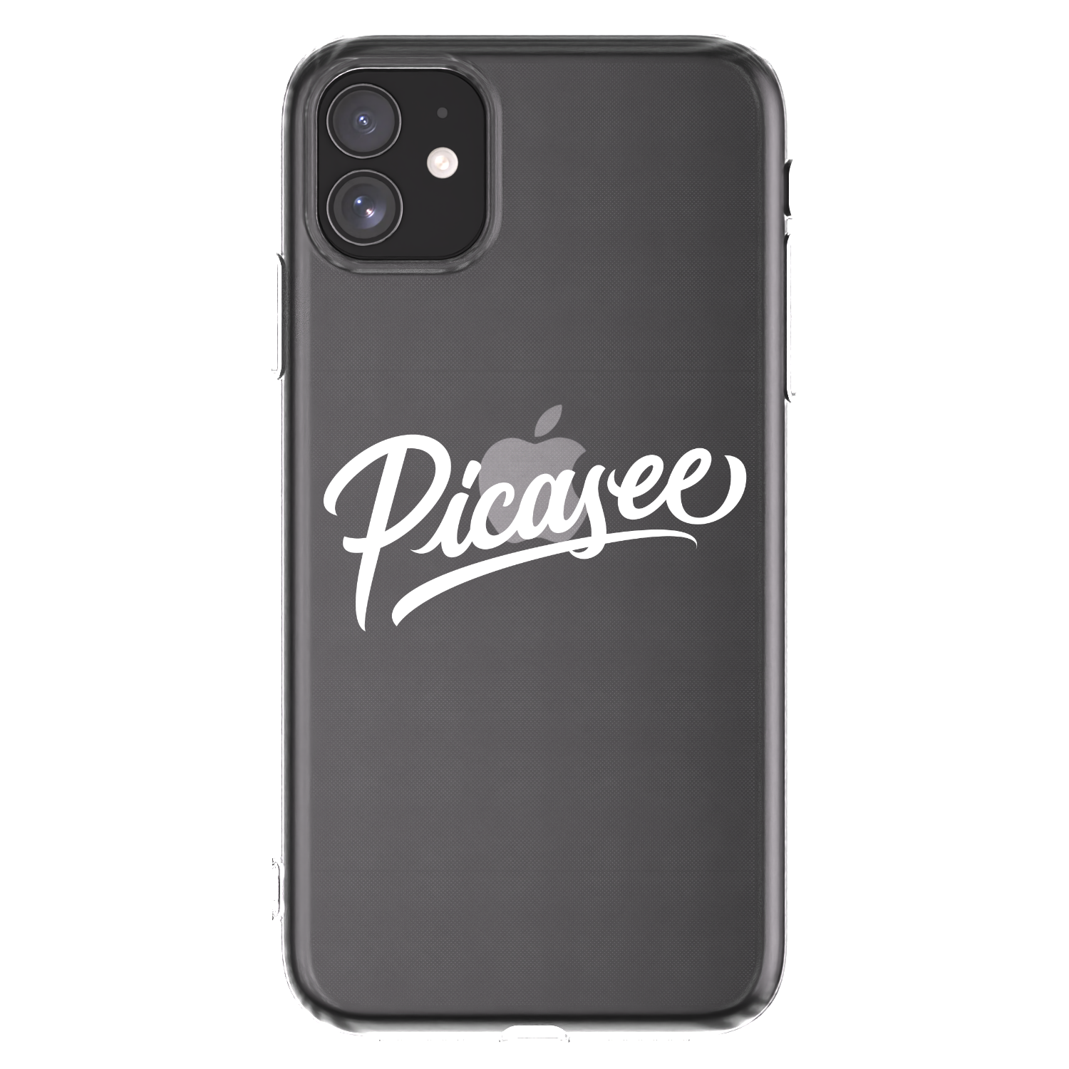 Picasee διαφανής θήκη σιλικόνης Apple iPhone 11 - Picasee - old logo - white