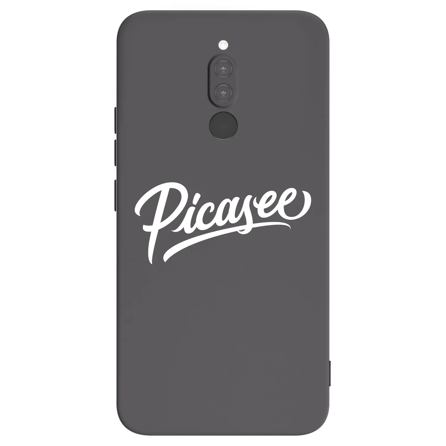 Picasee Μαύρη θήκη σιλικόνης για Xiaomi Redmi 8 - Picasee - old logo - white