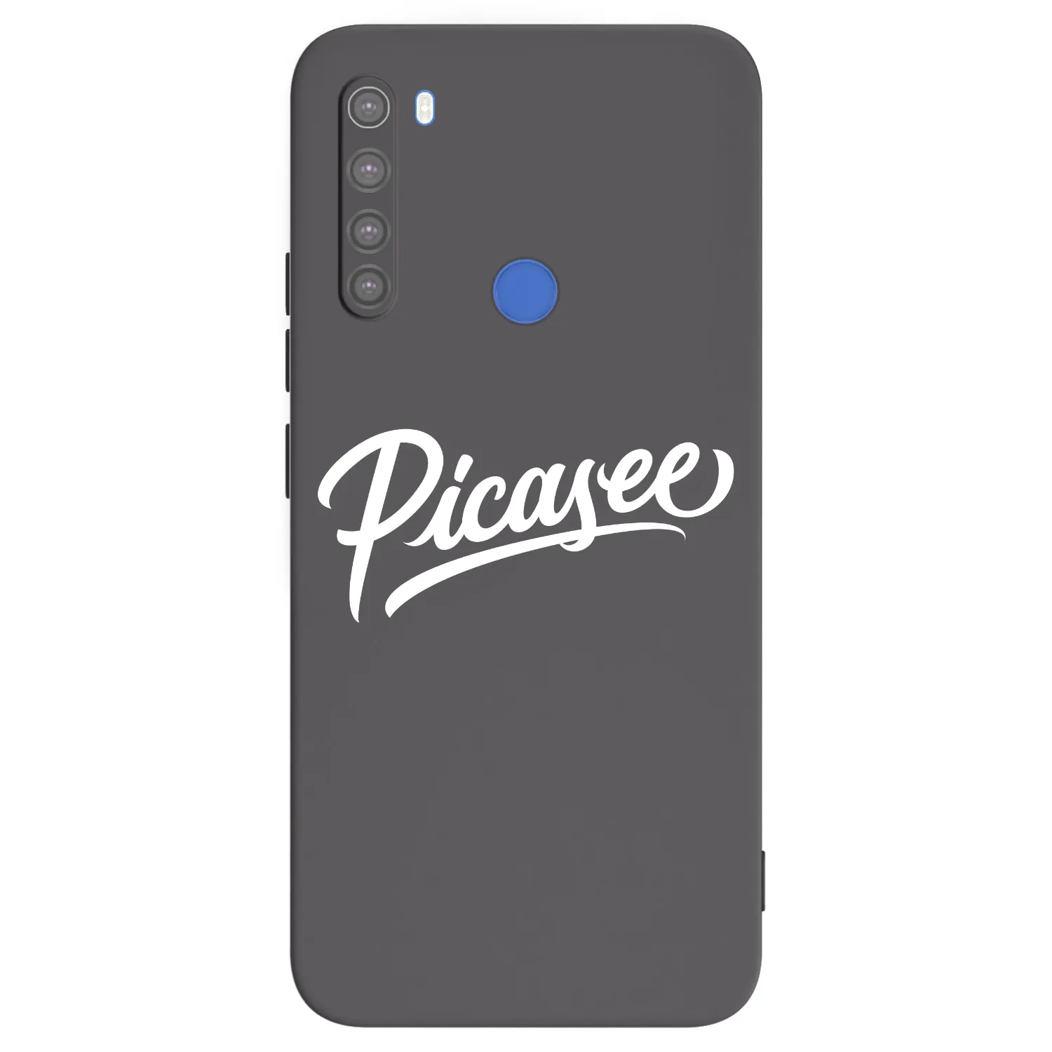 Picasee Μαύρη θήκη σιλικόνης για Xiaomi Redmi Note 8T - Picasee - old logo - white