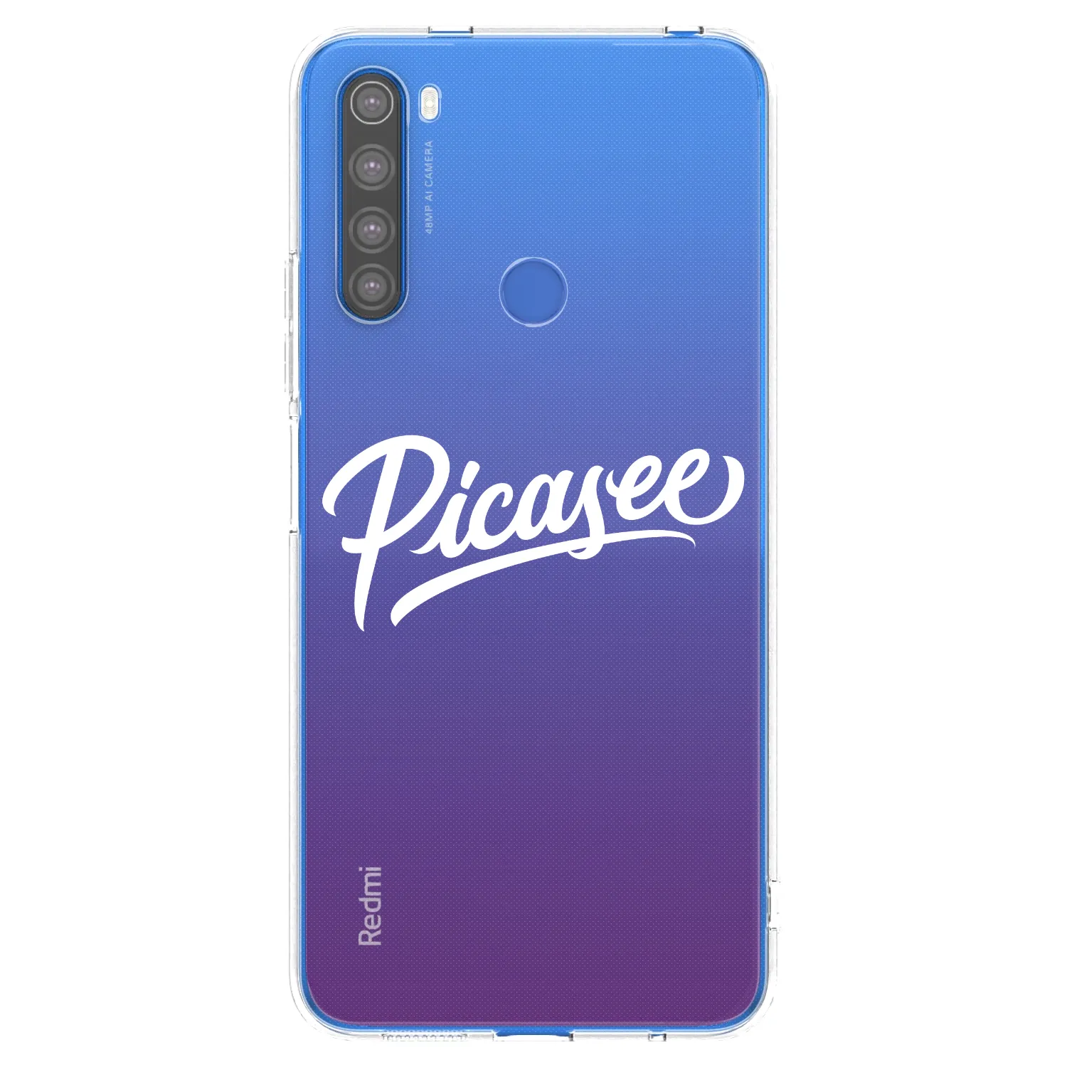 Picasee διαφανής θήκη σιλικόνης Xiaomi Redmi Note 8T - Picasee - old logo - white