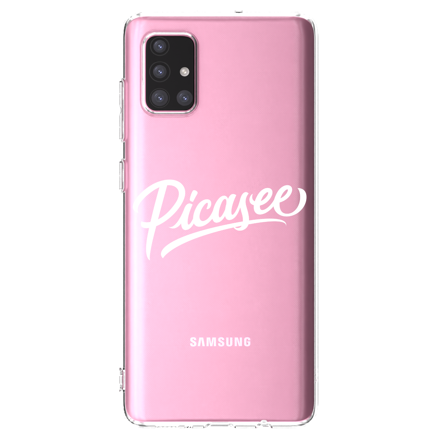 Picasee διαφανής θήκη σιλικόνης Samsung Galaxy A71 A715F - Picasee - old logo - white