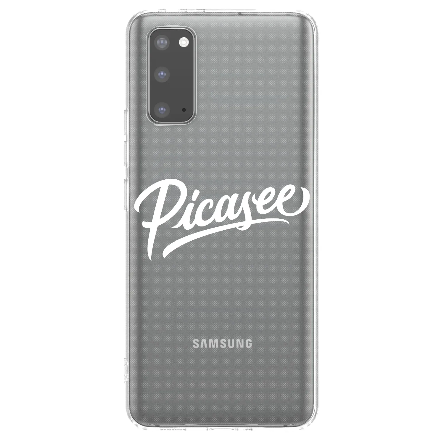 Picasee διαφανής θήκη σιλικόνης Samsung Galaxy S20 G980F - Picasee - old logo - white