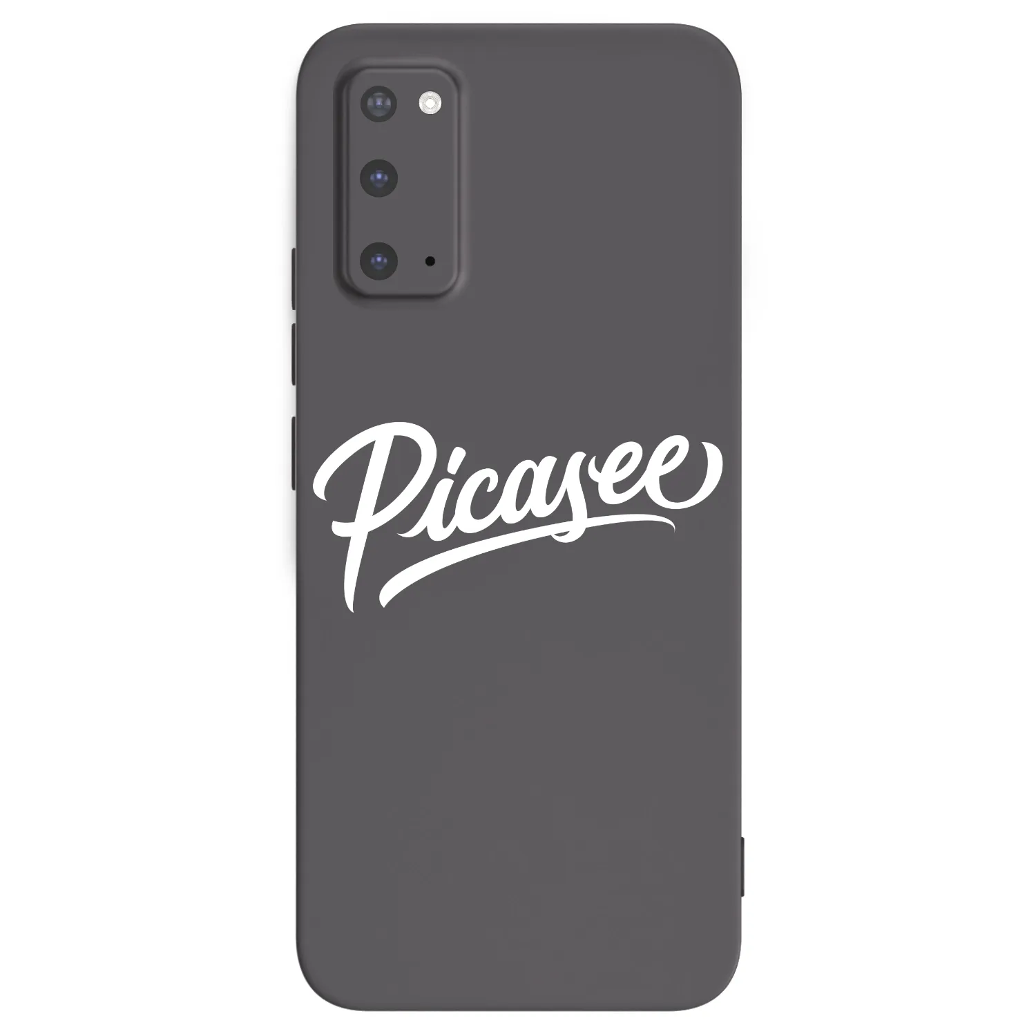 Picasee Μαύρη θήκη σιλικόνης για Samsung Galaxy S20 G980F - Picasee - old logo - white