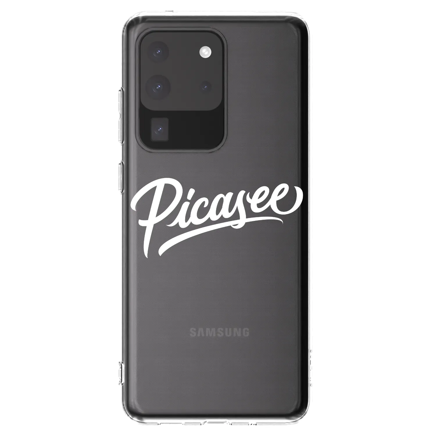 Picasee διαφανής θήκη σιλικόνης Samsung Galaxy S20 Ultra 5G G988F - Picasee - old logo - white