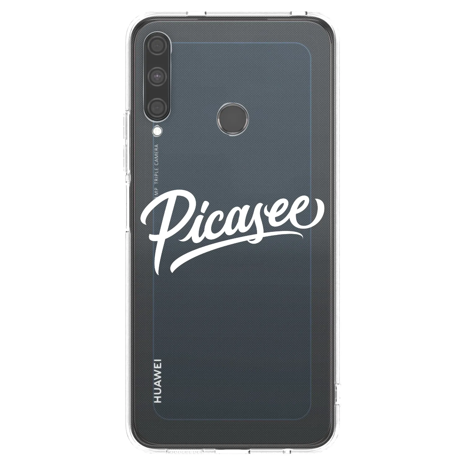 Picasee διαφανής θήκη σιλικόνης Huawei P40 Lite E - Picasee - old logo - white