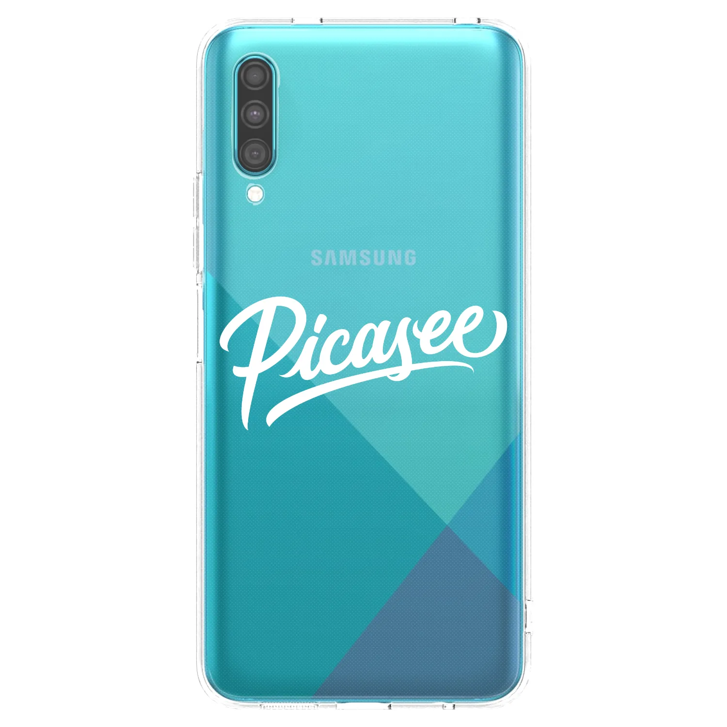 Picasee διαφανής θήκη σιλικόνης Samsung Galaxy A30s A307F - Picasee - old logo - white