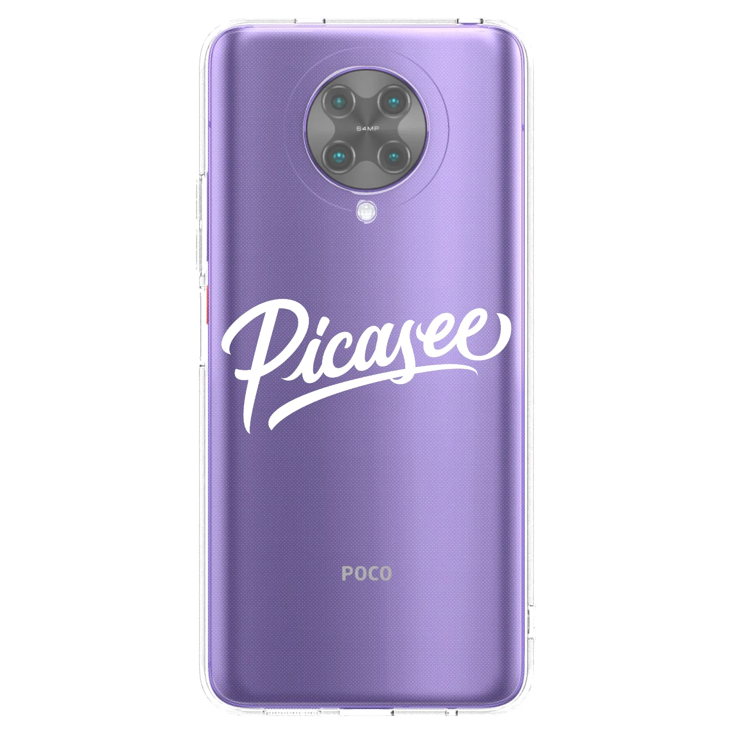 Picasee διαφανής θήκη σιλικόνης Xiaomi Poco F2 Pro - Picasee - old logo - white