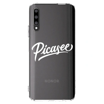 Picasee διαφανής θήκη σιλικόνης Honor 9X Pro - Picasee - old logo - white