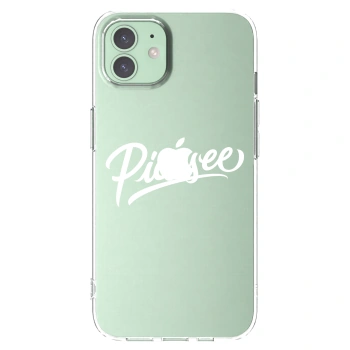 Picasee διαφανής θήκη σιλικόνης Apple iPhone 12 Pro - Picasee - old logo - white