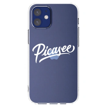 Picasee διαφανής θήκη σιλικόνης Apple iPhone 12 mini - Picasee - old logo - white