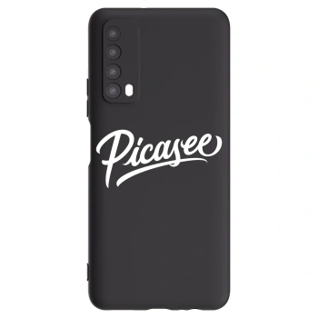 Picasee Μαύρη θήκη σιλικόνης για Huawei P Smart 2021 - Picasee - old logo - white