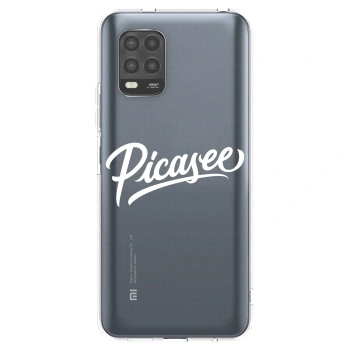 Picasee διαφανής θήκη σιλικόνης Xiaomi Mi 10 Lite - Picasee - old logo - white