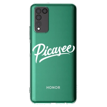 Picasee διαφανής θήκη σιλικόνης Honor 10X Lite - Picasee - old logo - white