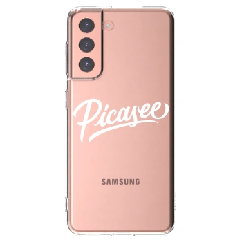 Picasee διαφανής θήκη σιλικόνης Samsung Galaxy S21 5G G991B - Picasee - old logo - white